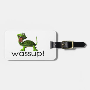 Wassup Turtle Luggage Tag
