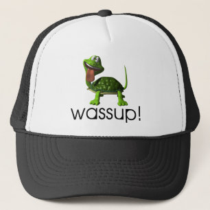Wassup Turtle Trucker Hat