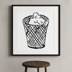 Waste Basket Poster