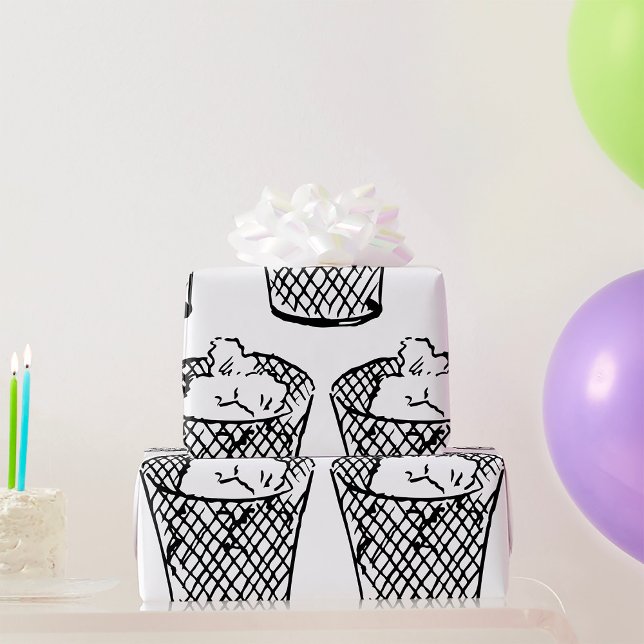Waste Basket Wrapping Paper (Creator Uploaded)