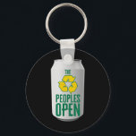 Waste Management Peoples Open Beer Can  Key Ring<br><div class="desc">Waste Management Peoples Open Beer Can</div>
