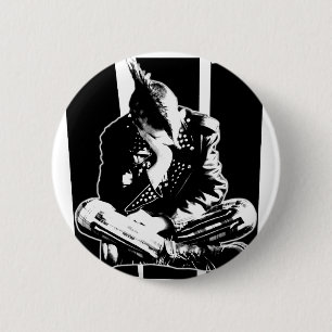 WASTED Punk 6 Cm Round Badge