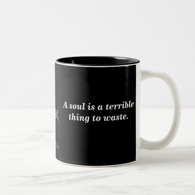 Wasted soul gotGod316.com Two-Tone Coffee Mug (Right)