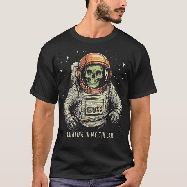 Wasted Space Funny Astronaut T-Shirt (Front)