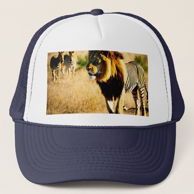 Wasted Warthog: When Happy Hour Goes Wild Trucker Hat (Front)