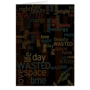 Wasted Words Collage