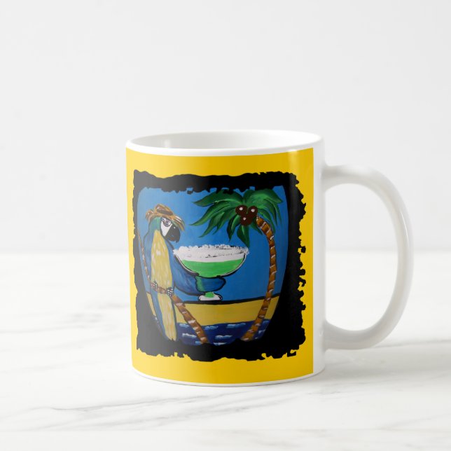 Wastin Away Parrots Coffee Mug (Right)