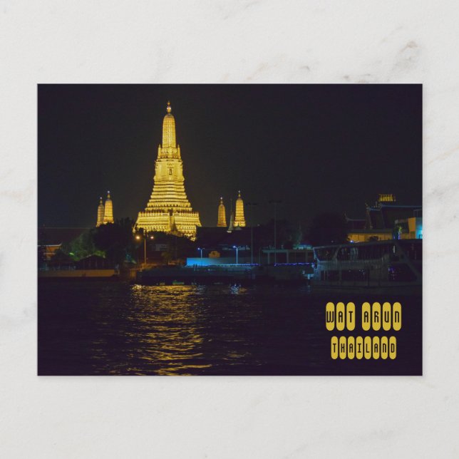 Wat Arun at Night Postcard (Front)