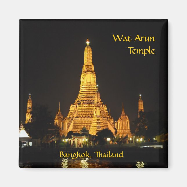 Wat Arun Temple in Bangkok Magnet (Front)