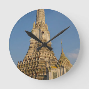 Wat Arun temple in Bangkok Thailand Round Clock