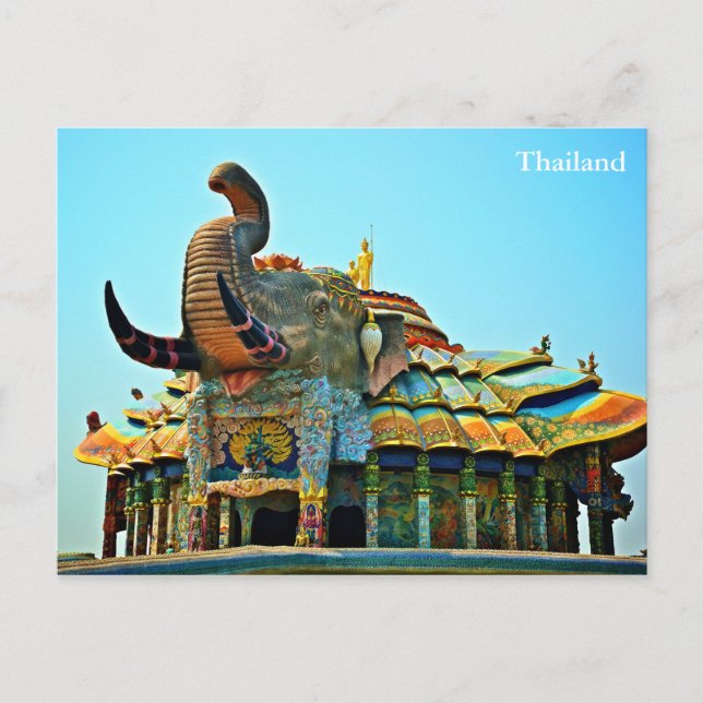 Wat Ban Rai, Korat, Thailand Postcard (Front)