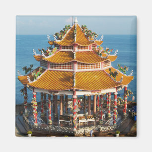 Wat Koh Loi ... Sriracha, Chonburi, Thailand Magnet