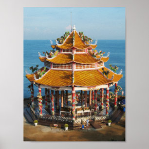 Wat Koh Loi ... Sriracha, Chonburi, Thailand Poster