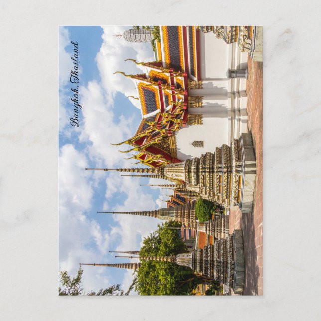 Wat Pho, Bangkok, Thailand Holiday Postcard (Front)
