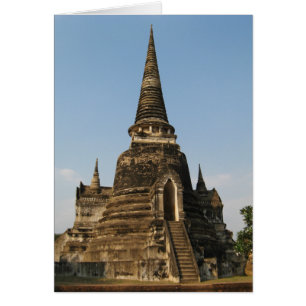 Wat Phra Si Sanphet ... Ayutthaya, Thailand Card