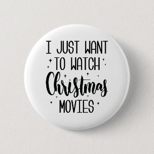 Watch Christmas Movies 6 Cm Round Badge