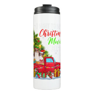 Watch Christmas Movies All Day Three Santa Elf Pap Thermal Tumbler