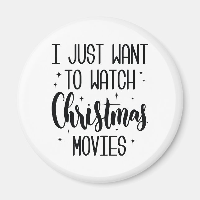 Watch Christmas Movies Magnet (Front)