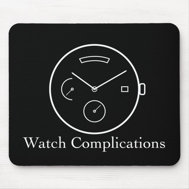 Watch Complications Mousepad (Front)