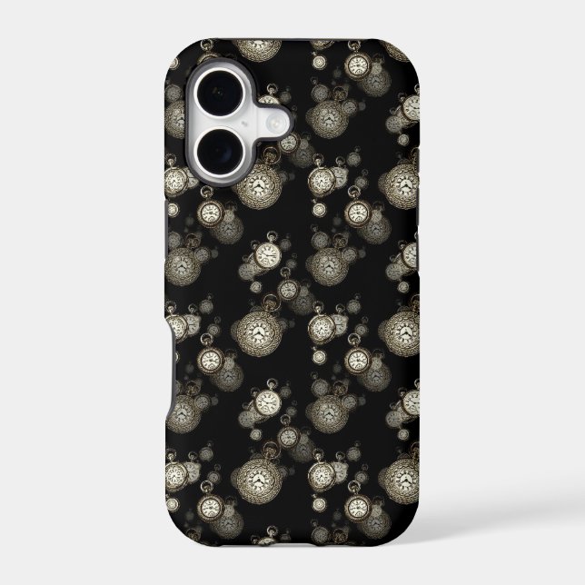 Watch faces print - steampunk patterned accessory (Back)