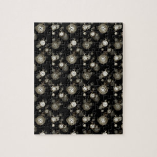 Watch faces print - steampunk patterned accessory jigsaw puzzle