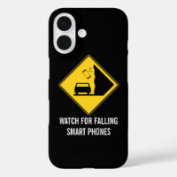 Watch for Falling Smart Phones Road Sign