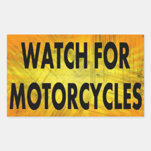 Watch For Motorcycles Stickers