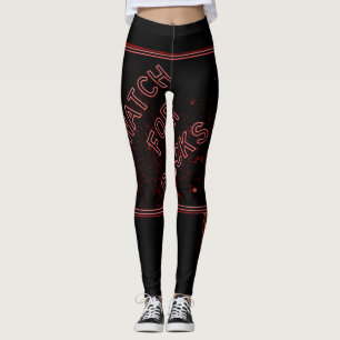 watch for rocks sign black leggings