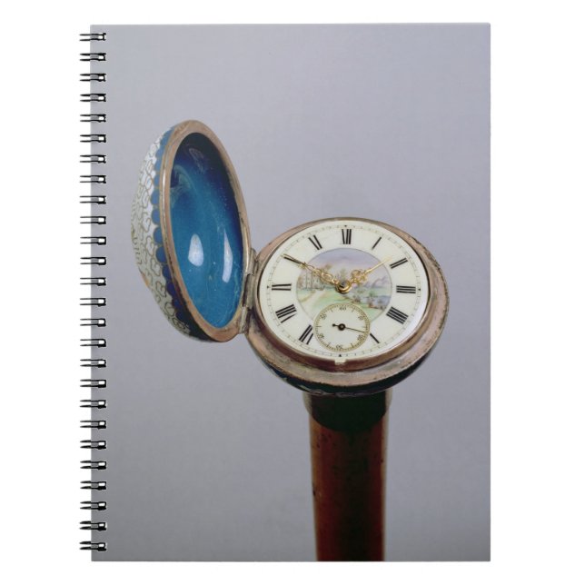 Watch gadget cane (cloisonne enamel) notebook (Front)