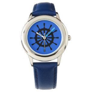 Watch - Helm in Black on Blue