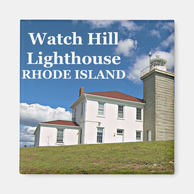 Watch Hill Lighthouse, Rhode Island Magnet (Front)