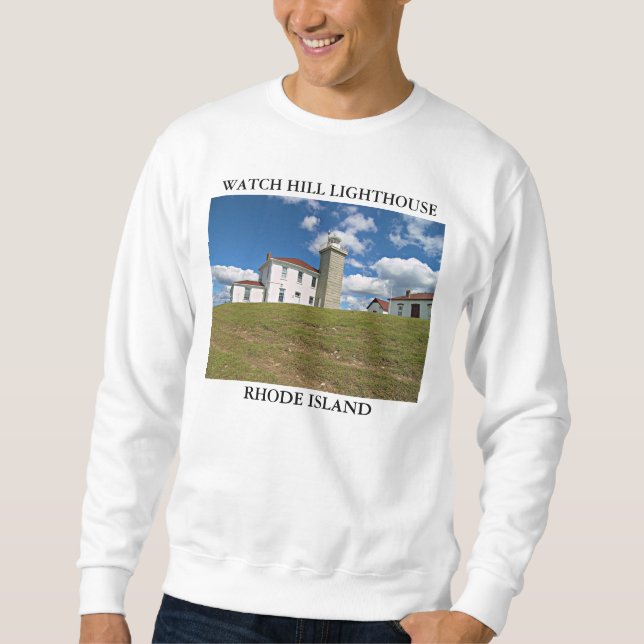 Watch Hill Lighthouse, Rhode Island Sweatshirt (Front)