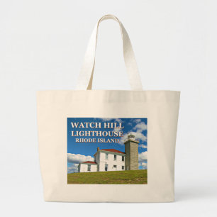 Watch Hill Lighthouse, Rhode Island Tote Bag