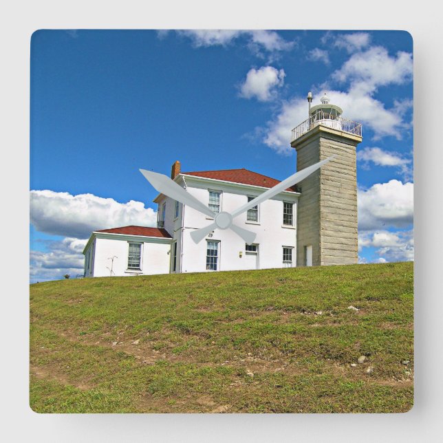 Watch Hill Lighthouse, Rhode Island Wall Clock (Front)