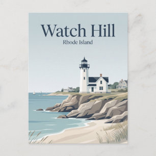 Watch Hill Rhode Island Postcard
