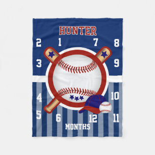 Watch Me Grow Baby Blanket - Sport Baseball ⚾
