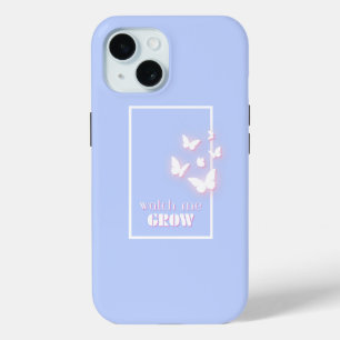 Watch me grow, Motivational, Inspirational, Preppy iPhone 15 Case