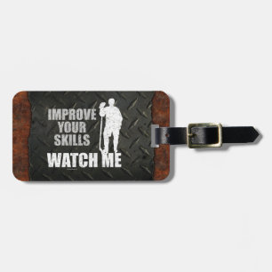 Watch Me (Hockey) Luggage Tag