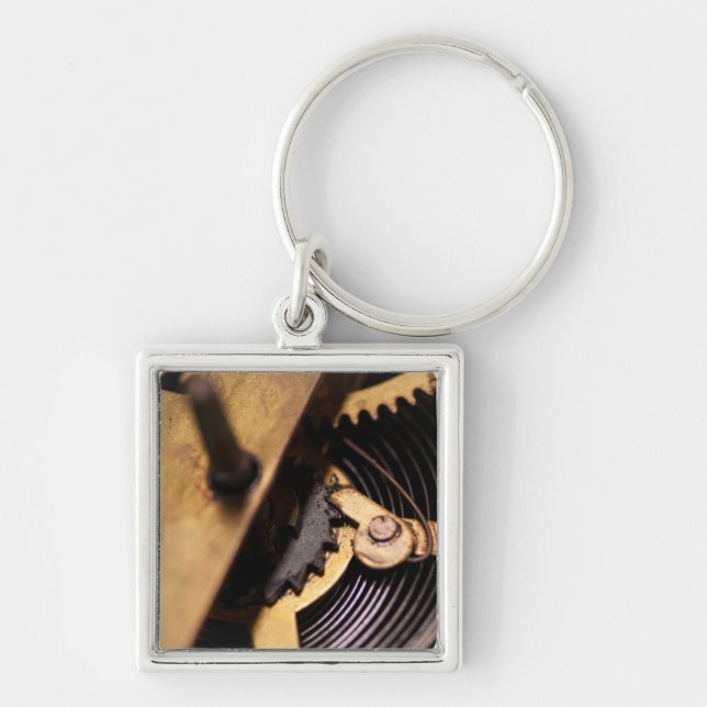 Watch Mechanics Abstract Key Ring (Front)