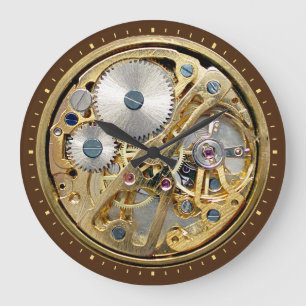 Watch Mechanism Large Clock