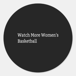 Watch More Women's Sketll 3 Classic Round Sticker