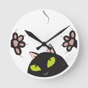 "Watch my claws" Wall Clock
