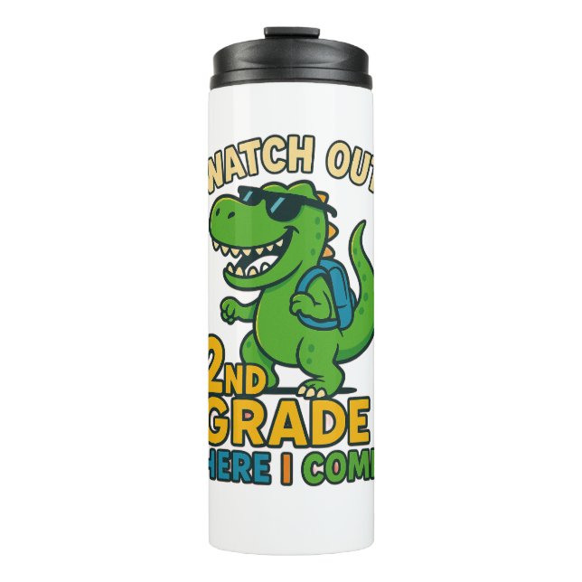 Watch Out 2nd Grade Here I Come Travel Mug (Front)