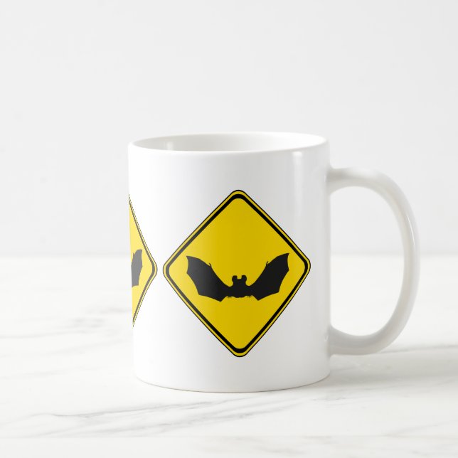 Watch Out: Bats! Coffee Mug (Right)
