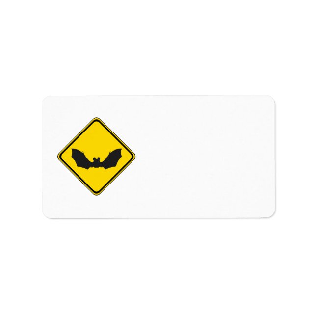Watch Out: Bats! Label (Front)