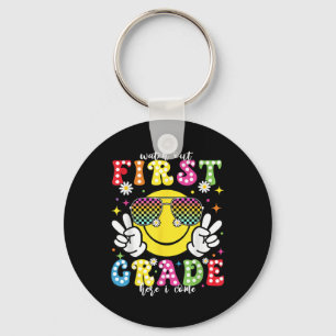Watch Out First Grade Here I Come Back To School 1 Key Ring
