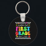 Watch Out First Grade Here I Come Back To School B Key Ring<br><div class="desc">Watch Out First Grade Here I Come Back To School Boys Girls</div>