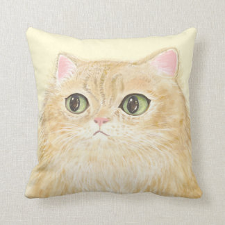 Watch out! I am staring at you! Cat Pillow