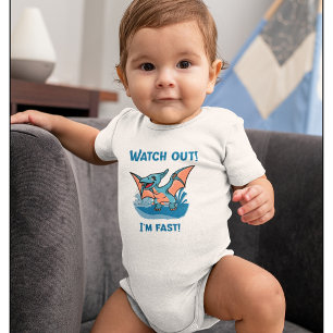 Watch out! I'm fast! Baby Bodysuit