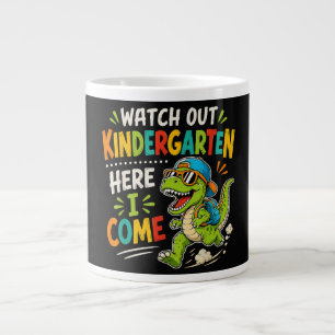 Watch Out Kindergarten Here I Come Dino Large Coffee Mug
